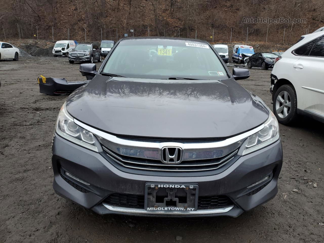 2017 Honda Accord Exl Gray vin: 1HGCR3F84HA045869