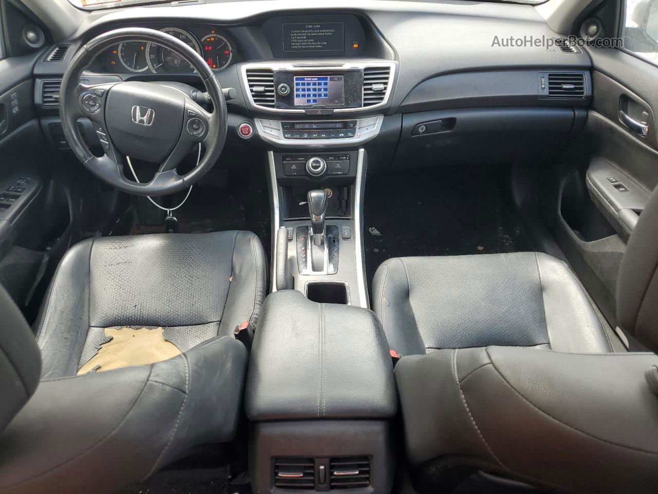 2014 Honda Accord Exl Серебряный vin: 1HGCR3F85EA014898