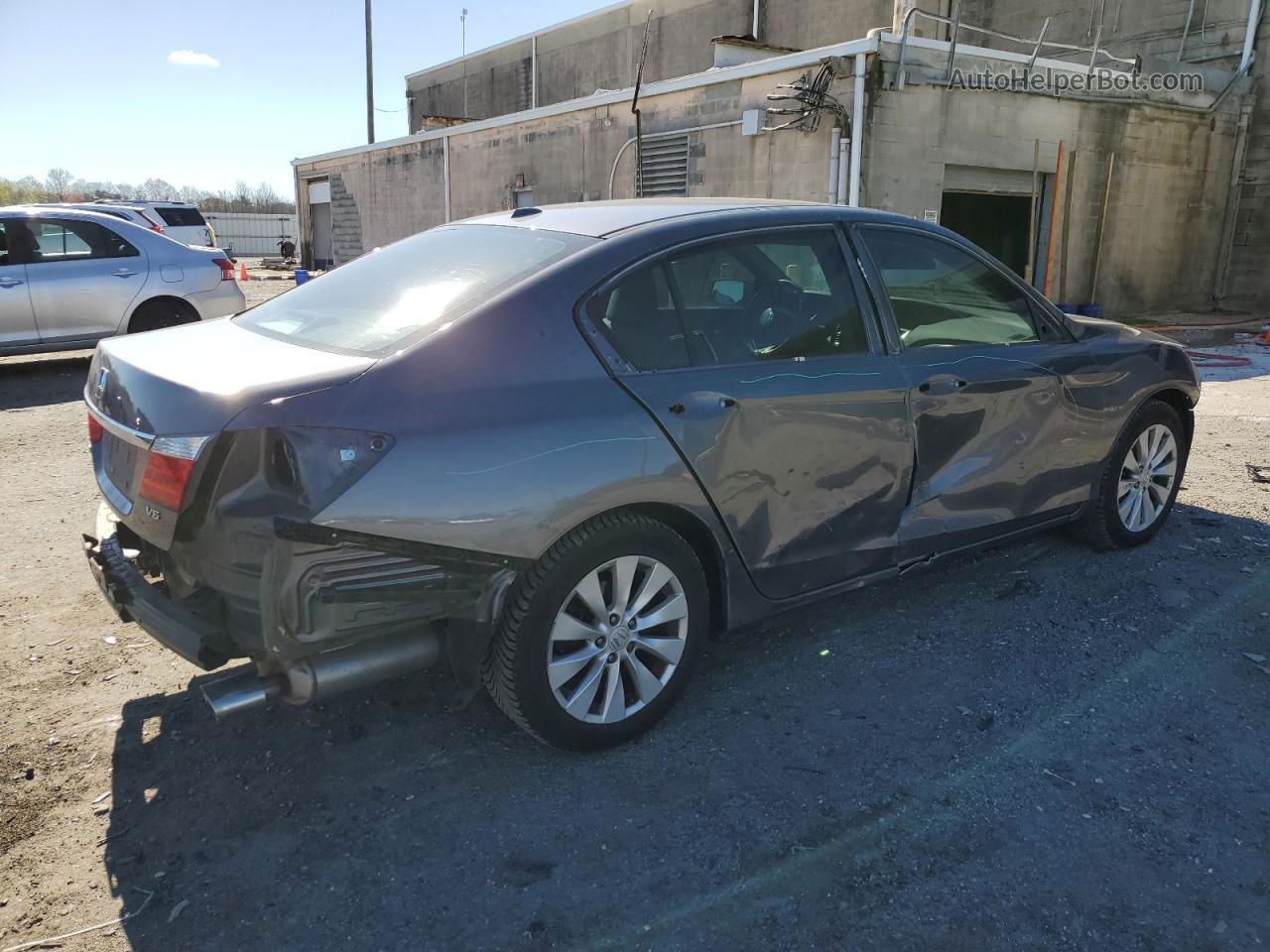 2014 Honda Accord Exl Gray vin: 1HGCR3F85EA018627