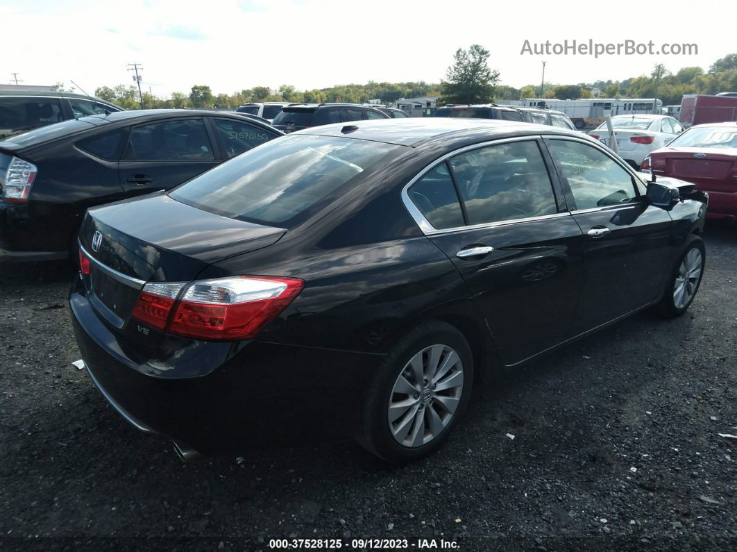 2015 Honda Accord Sedan Ex-l Черный vin: 1HGCR3F85FA031542