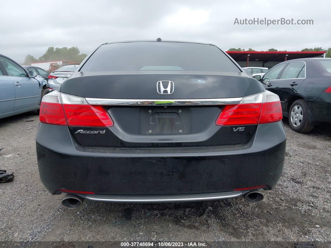 2015 Honda Accord Ex-l V-6 Черный vin: 1HGCR3F85FA037227