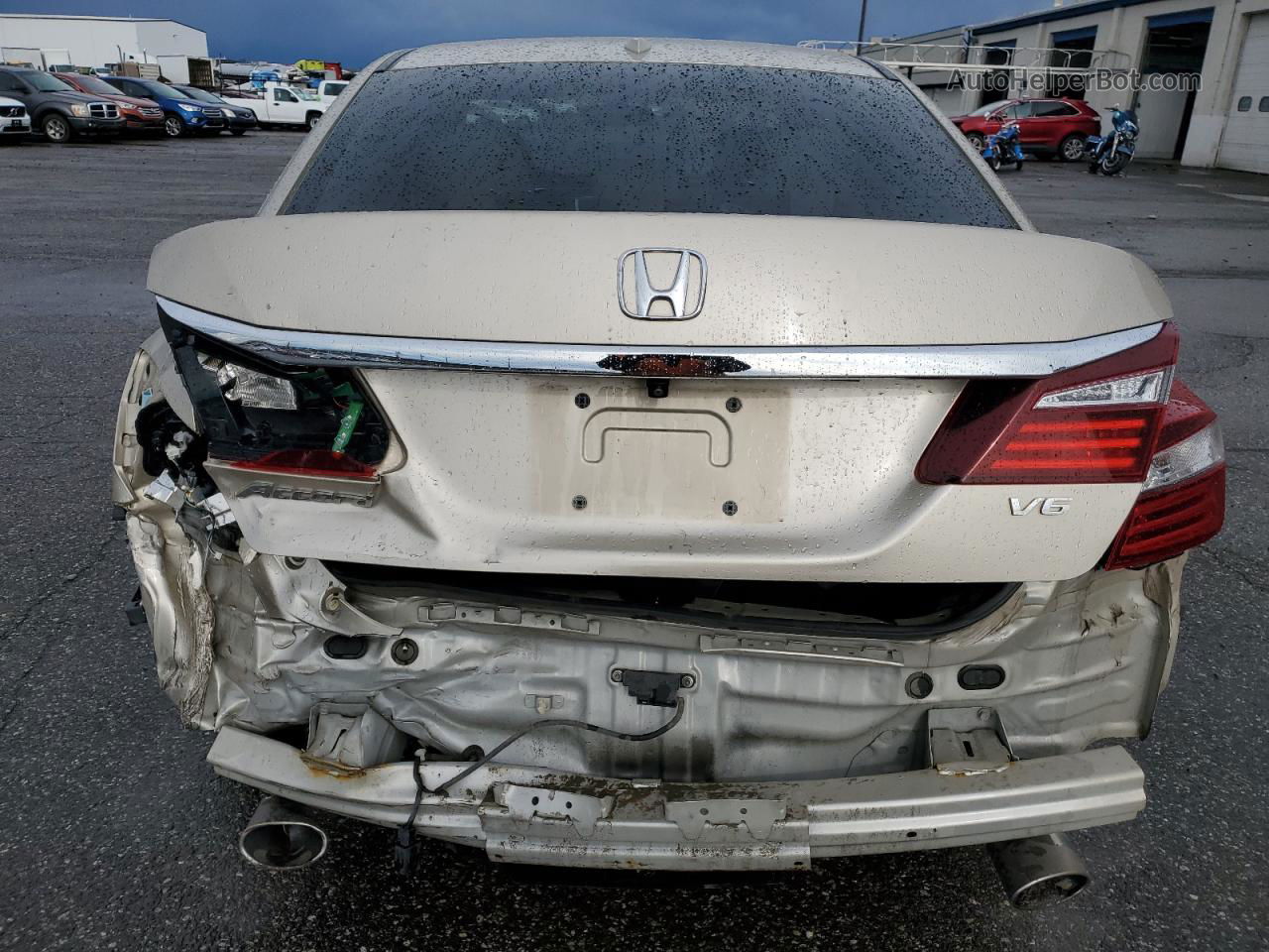 2016 Honda Accord Exl Золотой vin: 1HGCR3F85GA023331