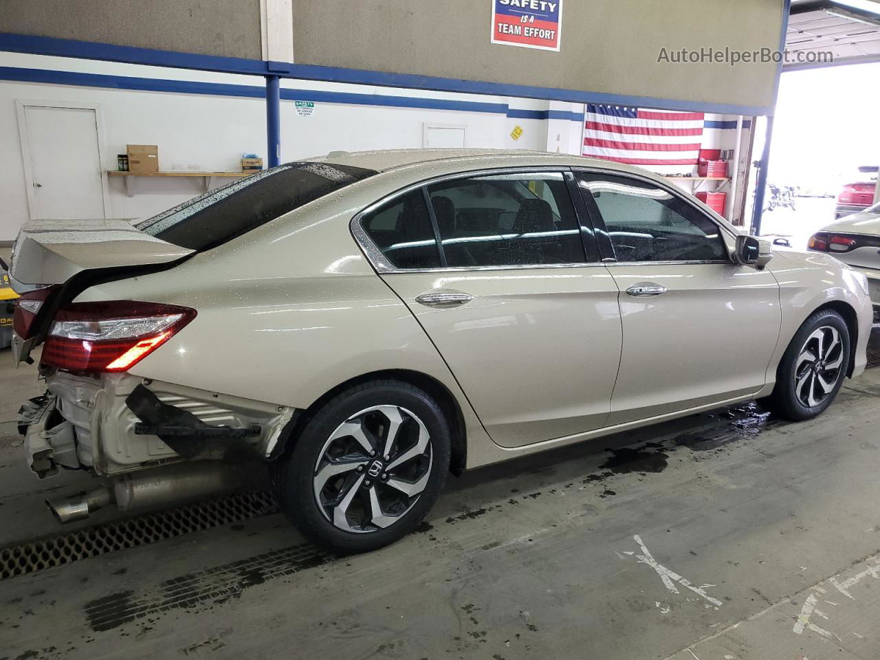 2016 Honda Accord Exl Золотой vin: 1HGCR3F85GA023331