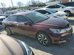 2017 Honda Accord Exl Burgundy vin: 1HGCR3F85HA016462