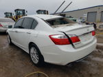 2014 Honda Accord Exl White vin: 1HGCR3F86EA011928