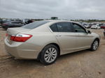 2014 Honda Accord Exl Beige vin: 1HGCR3F86EA012464