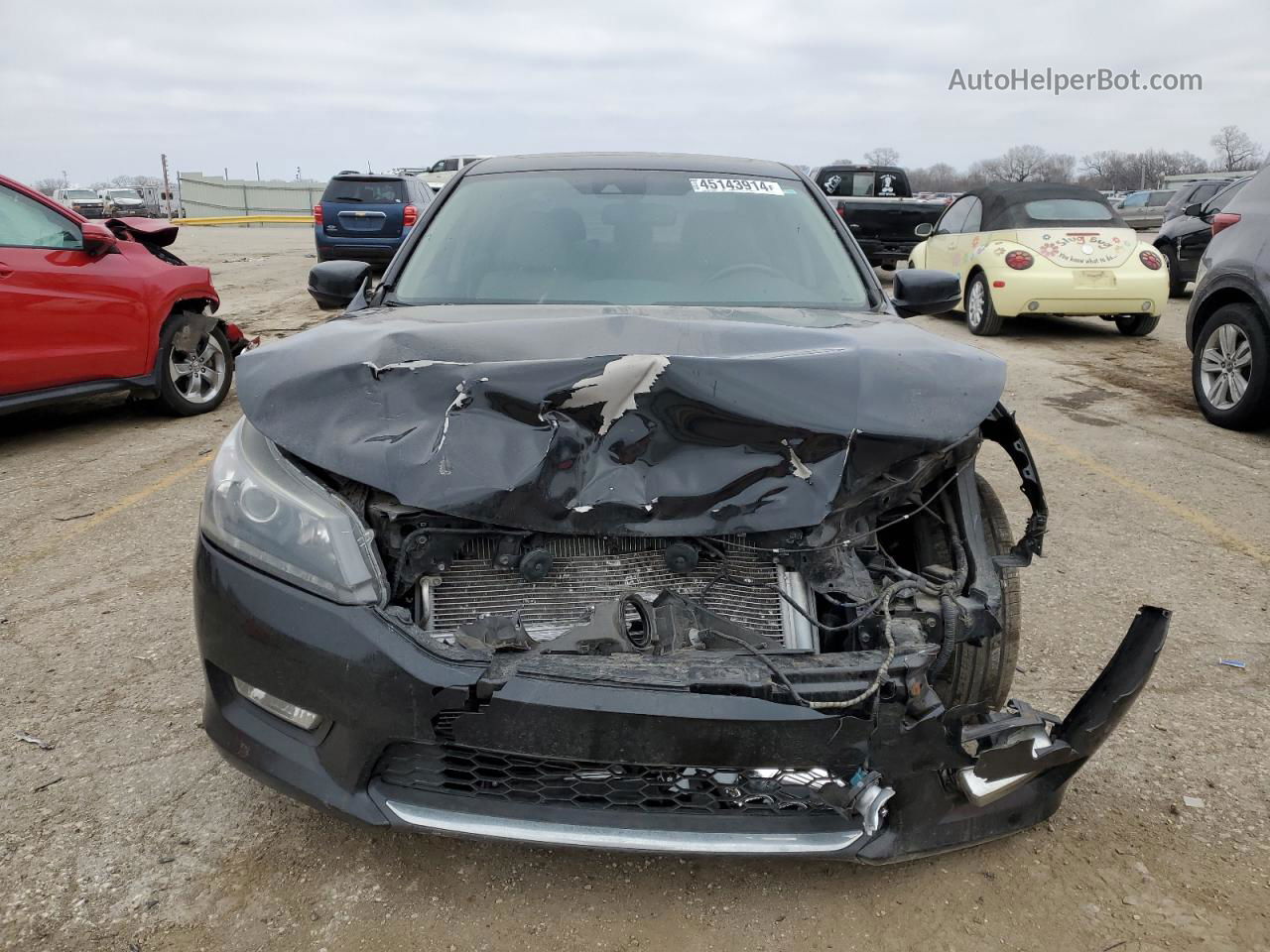 2014 Honda Accord Exl Black vin: 1HGCR3F86EA014179