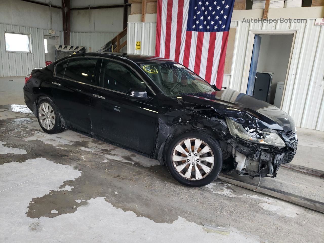 2014 Honda Accord Exl Black vin: 1HGCR3F86EA019026