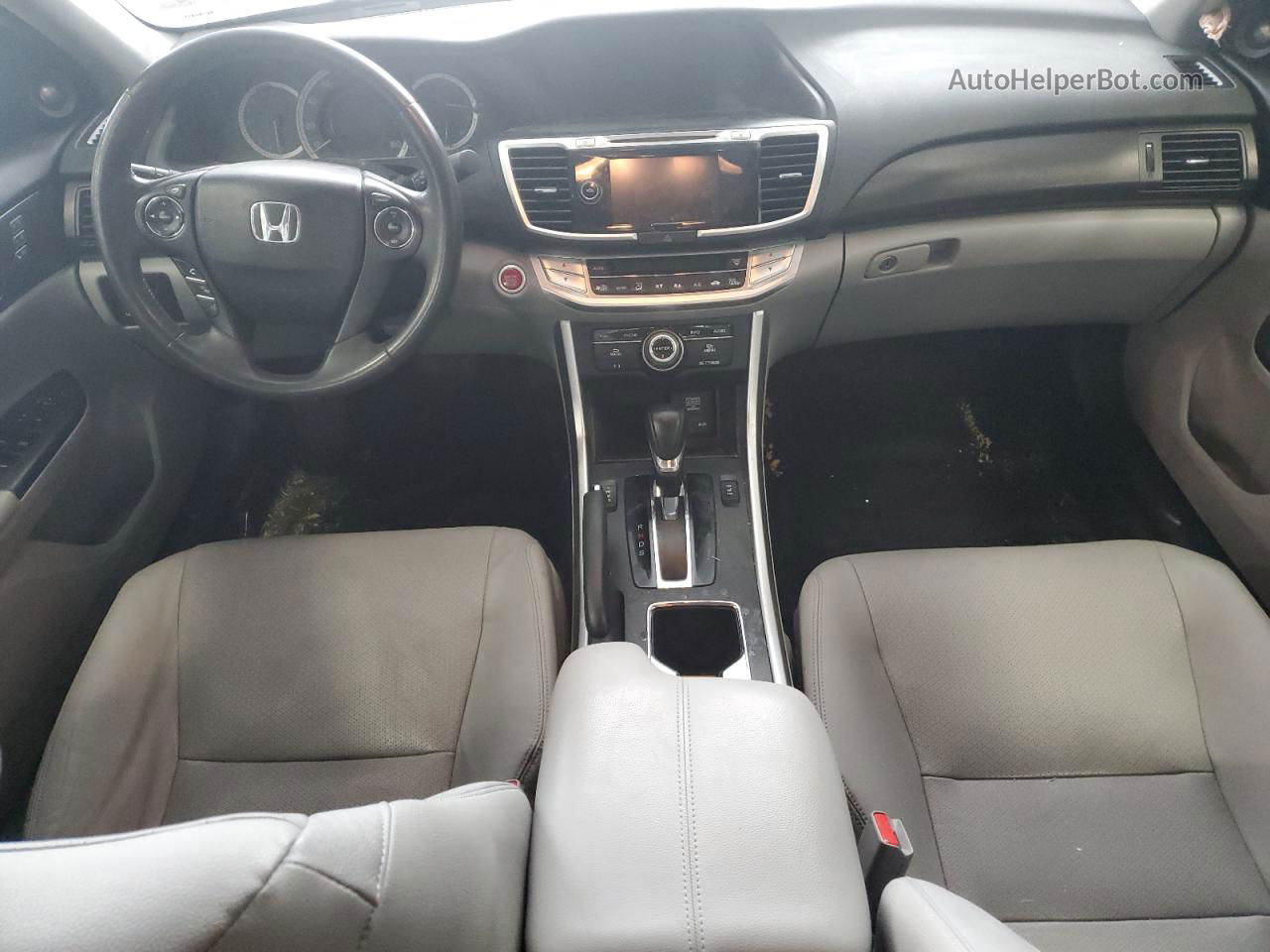 2014 Honda Accord Exl Синий vin: 1HGCR3F86EA031368