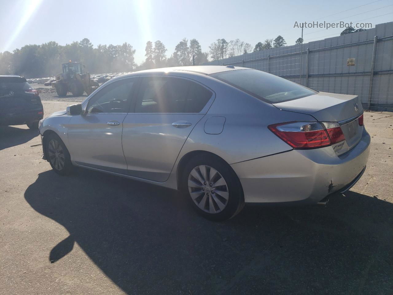 2014 Honda Accord Exl Silver vin: 1HGCR3F86EA041155