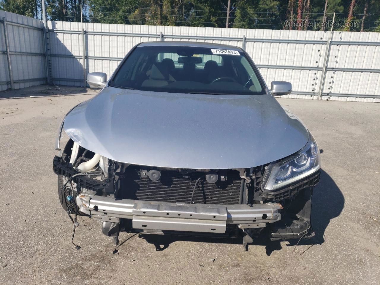 2014 Honda Accord Exl Серебряный vin: 1HGCR3F86EA041155