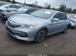 2017 Honda Accord Ex-l V6 Silver vin: 1HGCR3F86HA010850