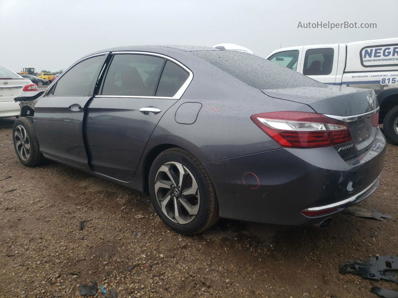 2017 Honda Accord Exl Gray vin: 1HGCR3F86HA031133