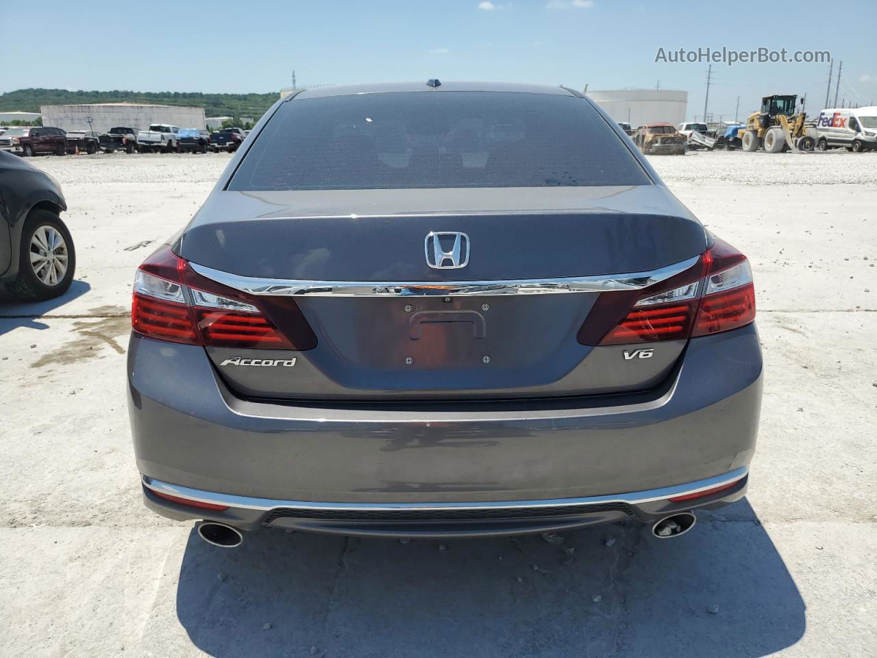 2017 Honda Accord Exl Серый vin: 1HGCR3F86HA033920