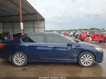 2014 Honda Accord Ex-l V-6 Blue vin: 1HGCR3F87EA009587