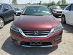 2014 Honda Accord Exl Бордовый vin: 1HGCR3F87EA016474