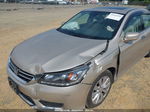 2014 Honda Accord Ex-l V-6 Beige vin: 1HGCR3F87EA021593