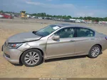 2014 Honda Accord Ex-l V-6 Beige vin: 1HGCR3F87EA021593