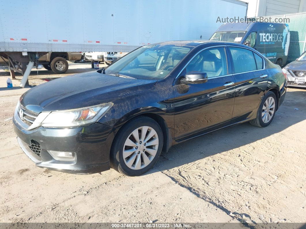 2015 Honda Accord Sedan Ex-l Black vin: 1HGCR3F87FA015889