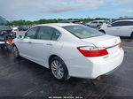 2015 Honda Accord Ex-l V-6 White vin: 1HGCR3F87FA017786