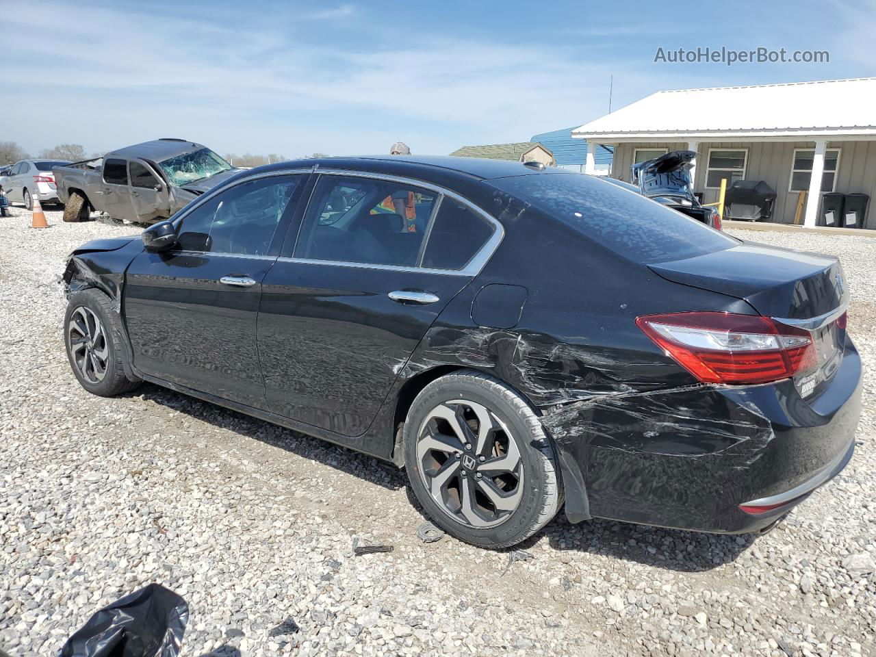 2016 Honda Accord Exl Black vin: 1HGCR3F87GA010774