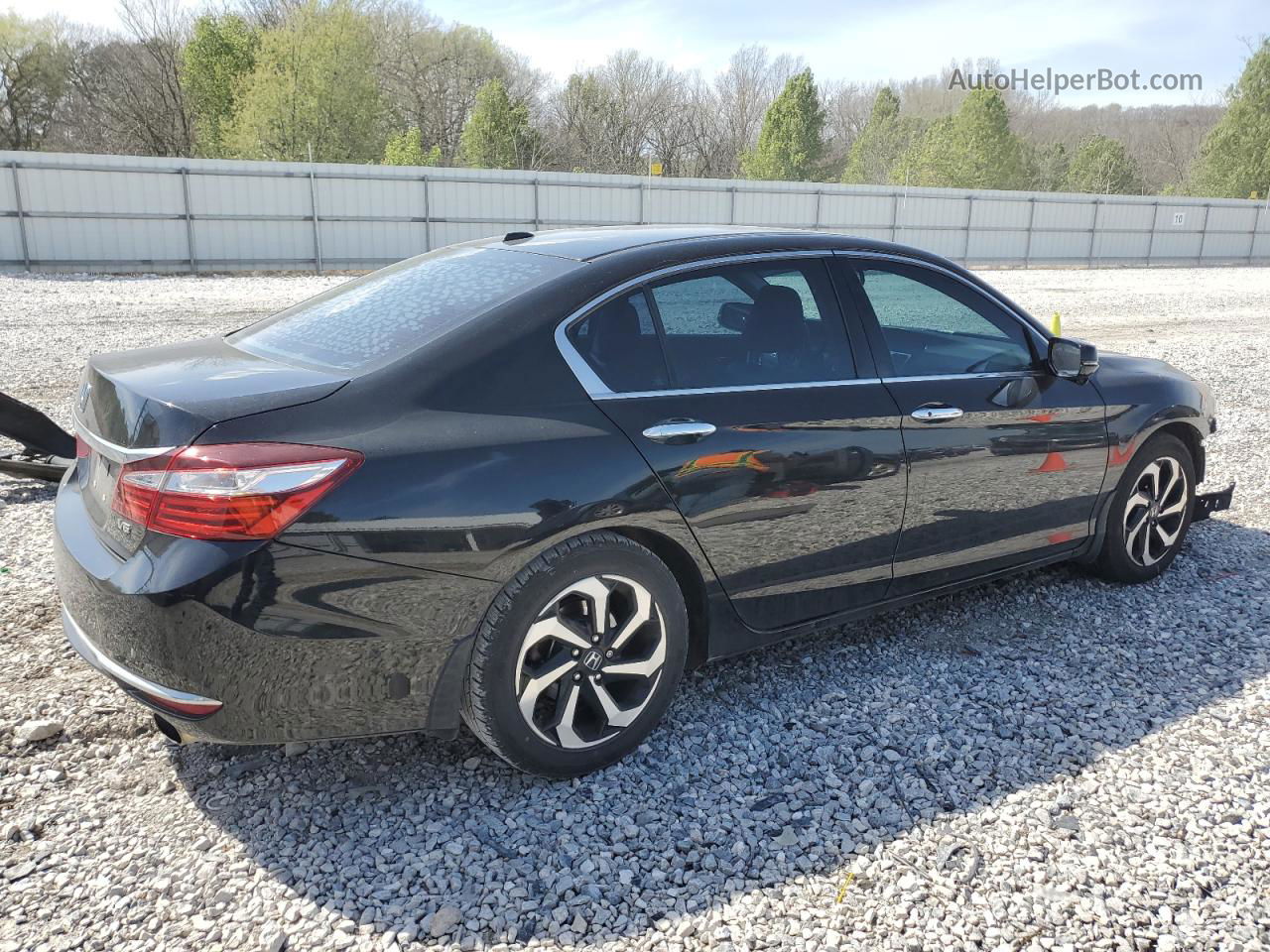 2016 Honda Accord Exl Black vin: 1HGCR3F87GA010774