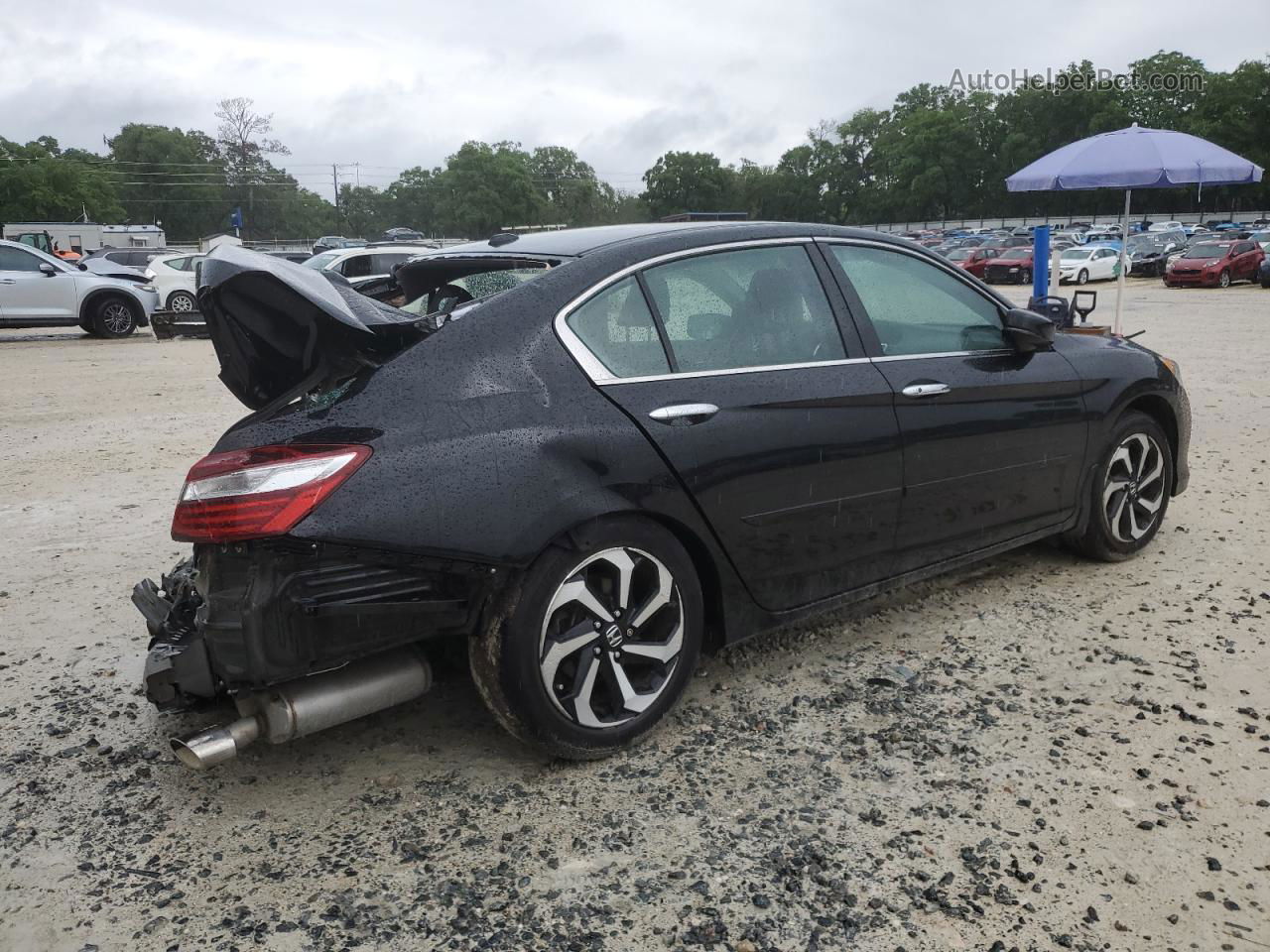 2016 Honda Accord Exl Black vin: 1HGCR3F87GA027896