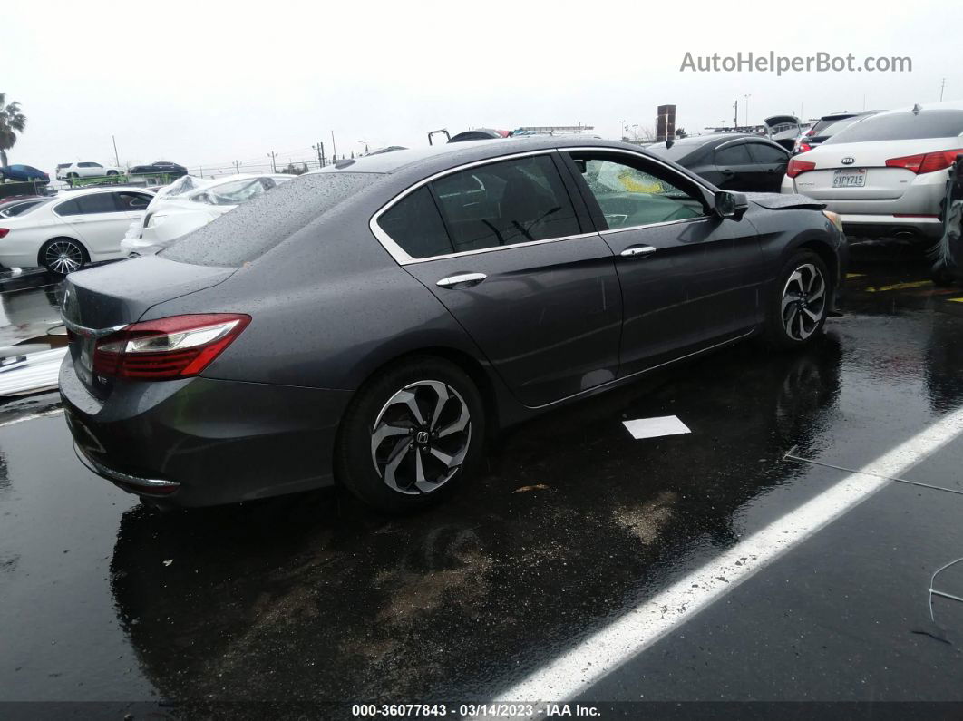 2017 Honda Accord Sedan Ex-l V6 Gray vin: 1HGCR3F87HA011330