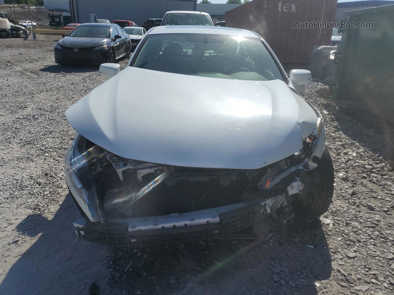 2017 Honda Accord Exl White vin: 1HGCR3F87HA018455