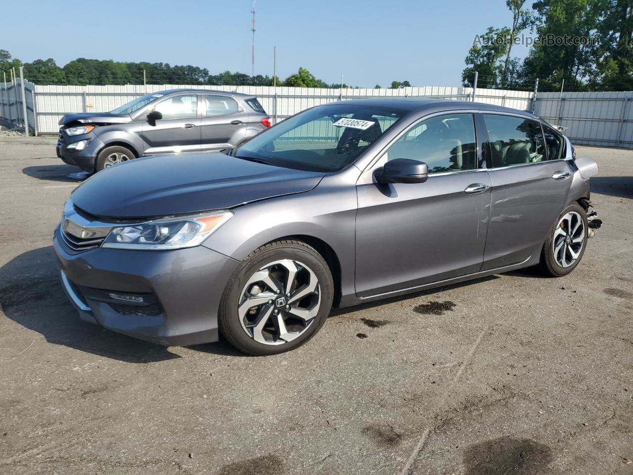 2017 Honda Accord Exl Charcoal vin: 1HGCR3F87HA029388