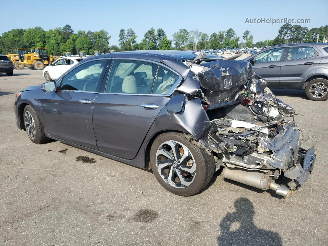 2017 Honda Accord Exl Charcoal vin: 1HGCR3F87HA029388