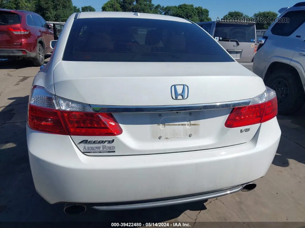 2015 Honda Accord Ex-l V-6 Белый vin: 1HGCR3F88FA015321