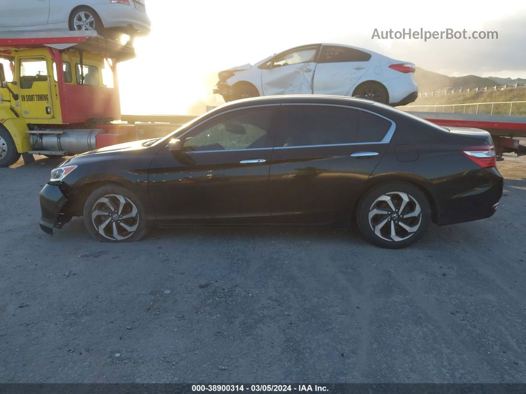 2016 Honda Accord Ex-l V-6 Черный vin: 1HGCR3F88GA001131