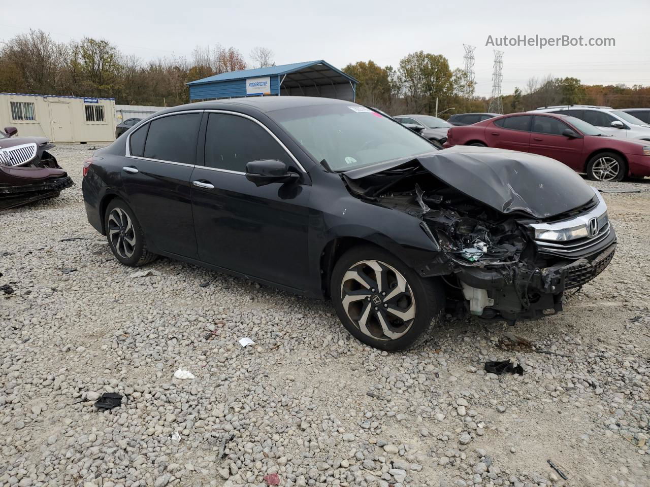 2017 Honda Accord Exl Black vin: 1HGCR3F88HA017766