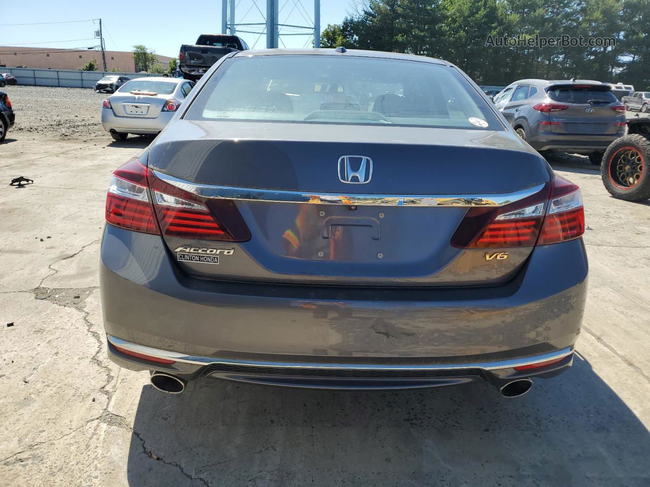 2017 Honda Accord Exl Gray vin: 1HGCR3F88HA027729