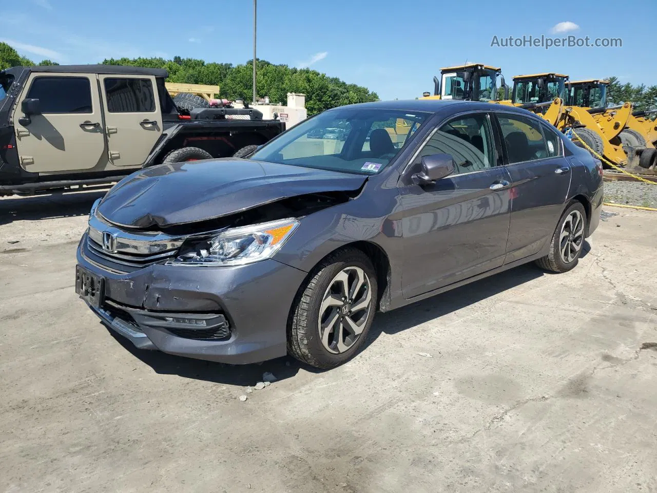 2017 Honda Accord Exl Gray vin: 1HGCR3F88HA027729