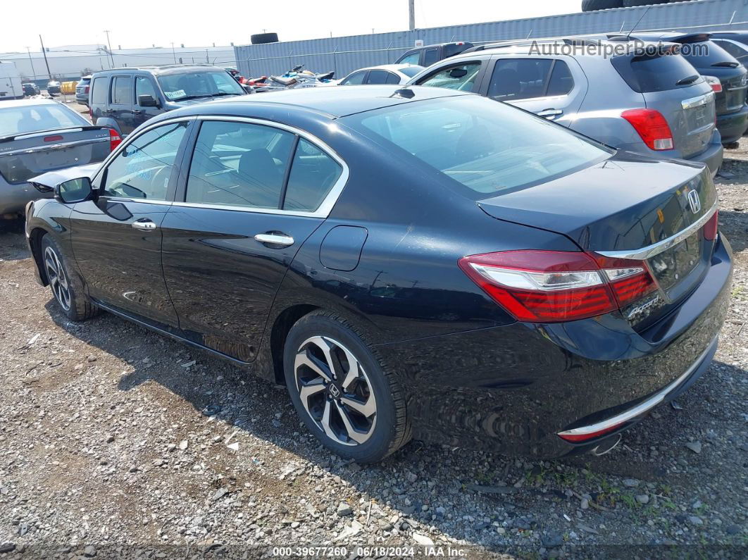 2017 Honda Accord Ex-l V6 Черный vin: 1HGCR3F88HA040190