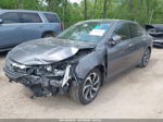 2017 Honda Accord Ex-l V6 Gray vin: 1HGCR3F88HA042974