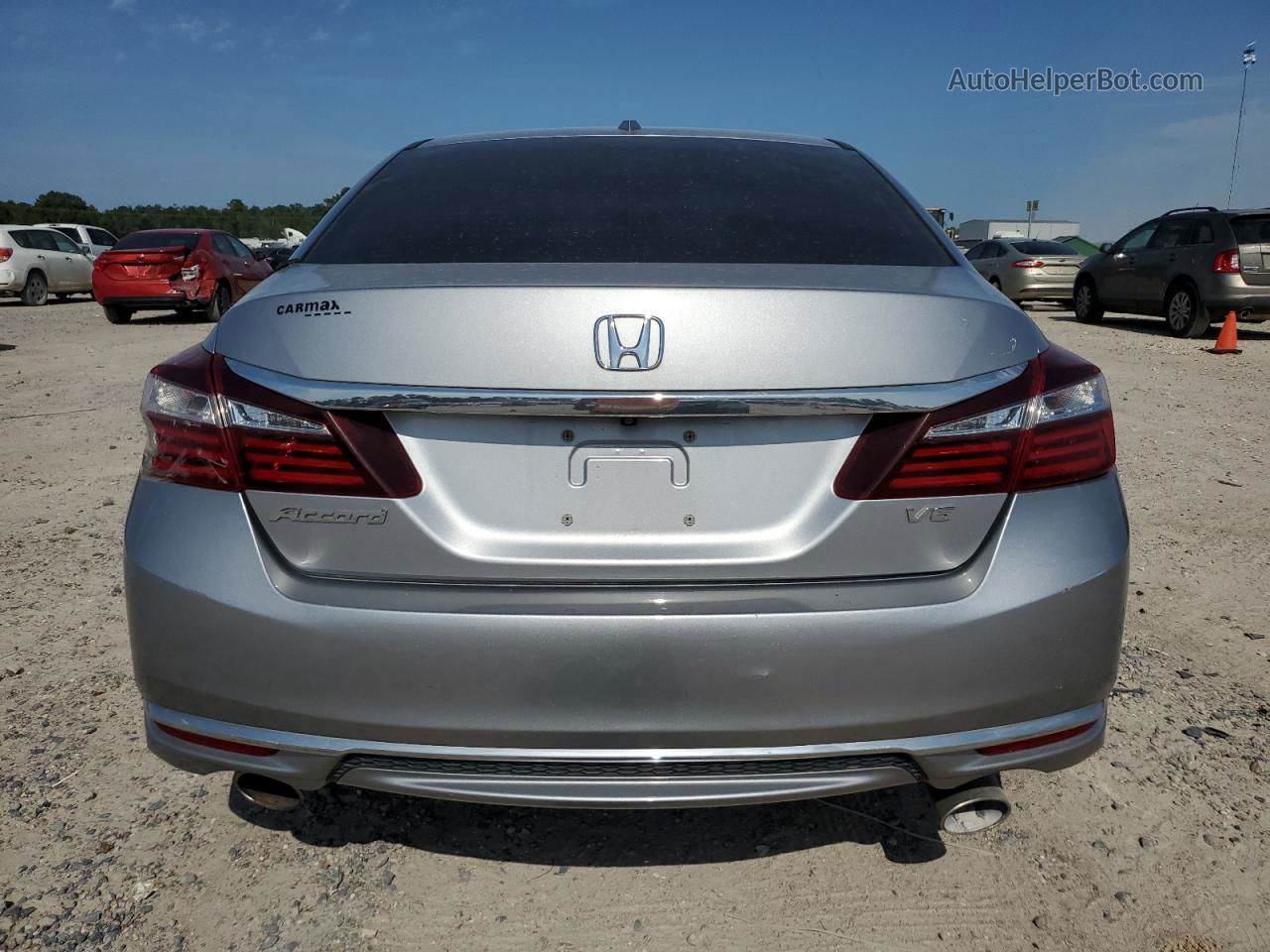 2017 Honda Accord Exl Серебряный vin: 1HGCR3F88HA044787