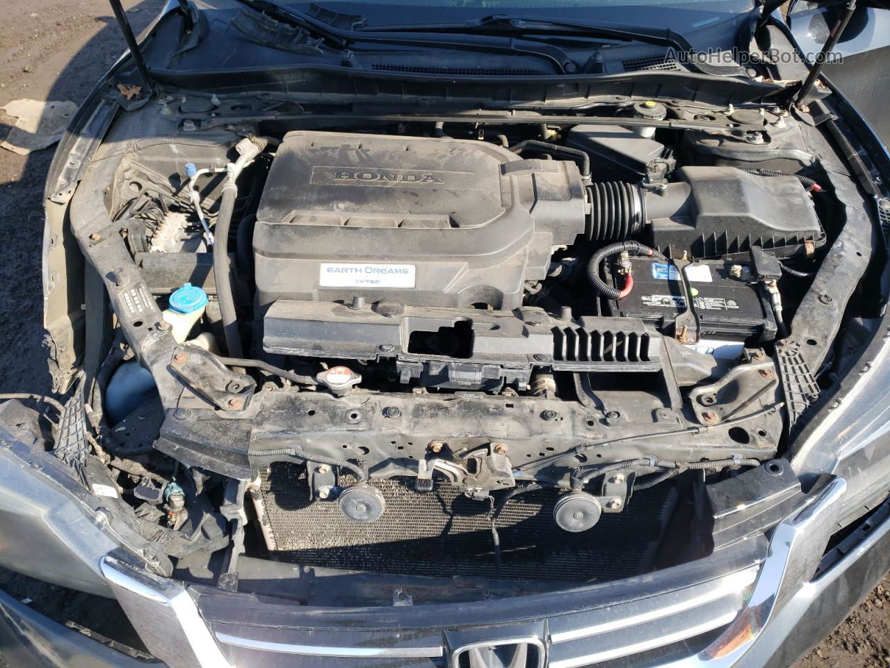 2014 Honda Accord Exl Черный vin: 1HGCR3F89EA005444