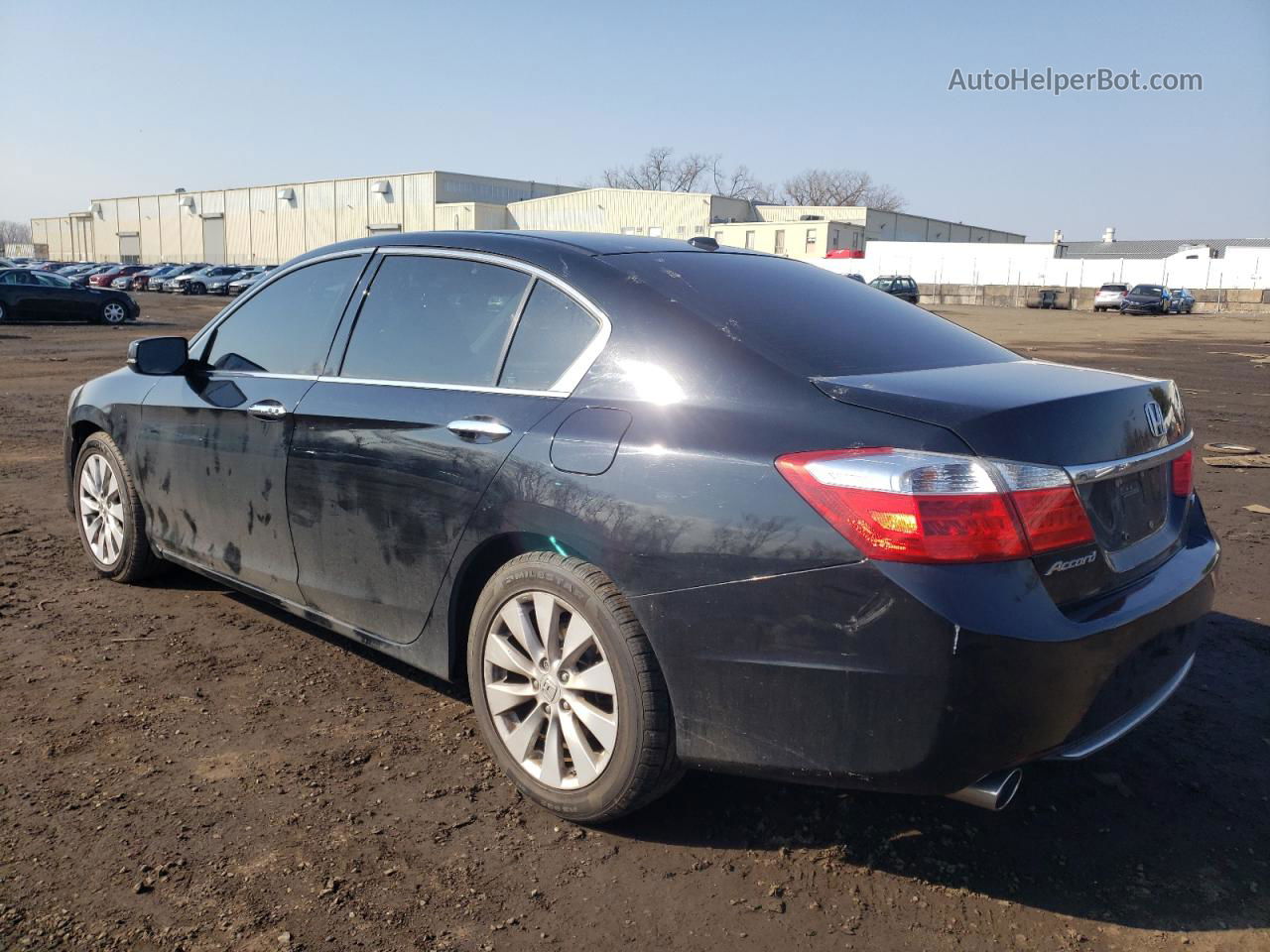 2014 Honda Accord Exl Черный vin: 1HGCR3F89EA005444