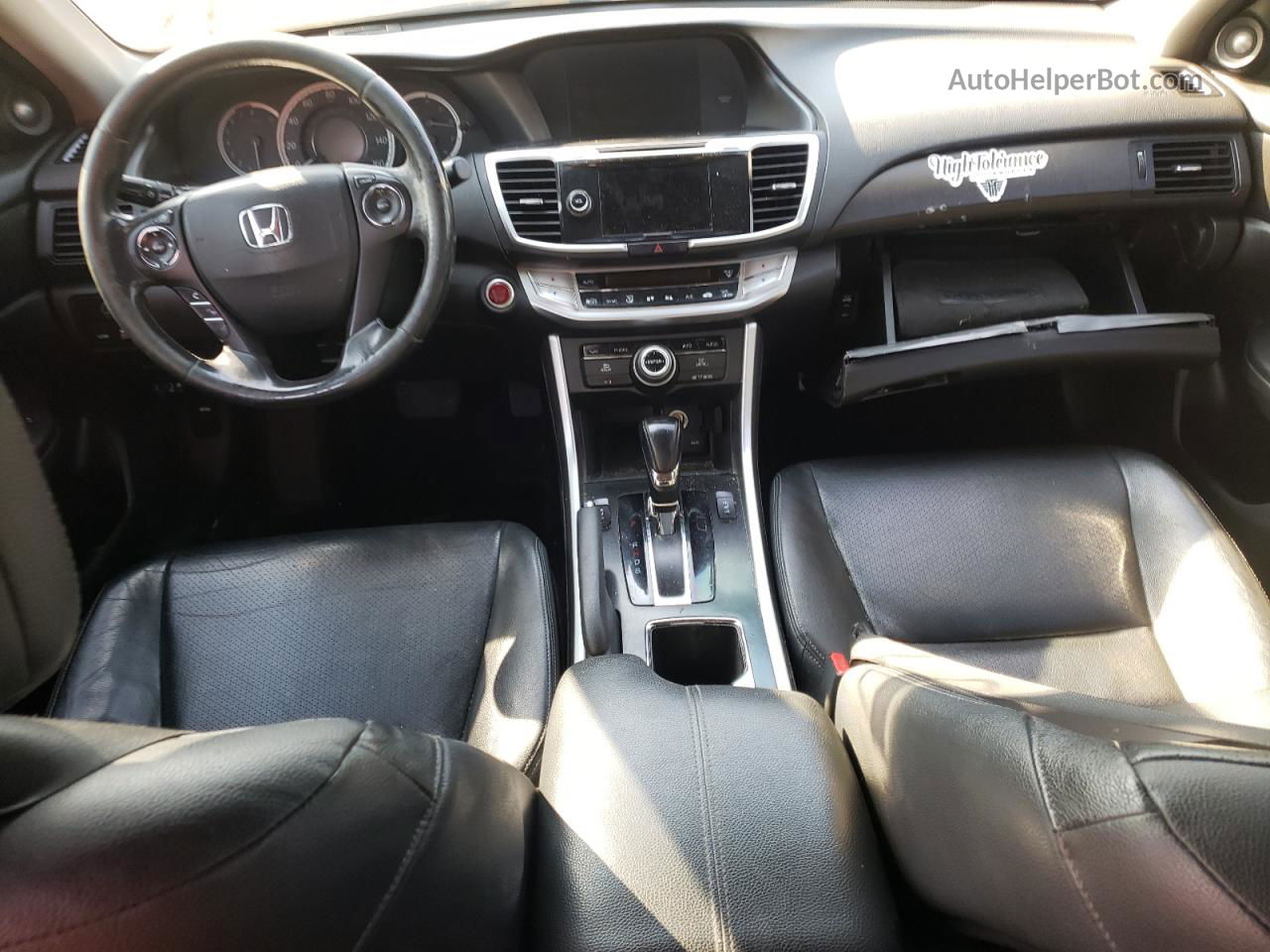 2014 Honda Accord Exl Черный vin: 1HGCR3F89EA005444