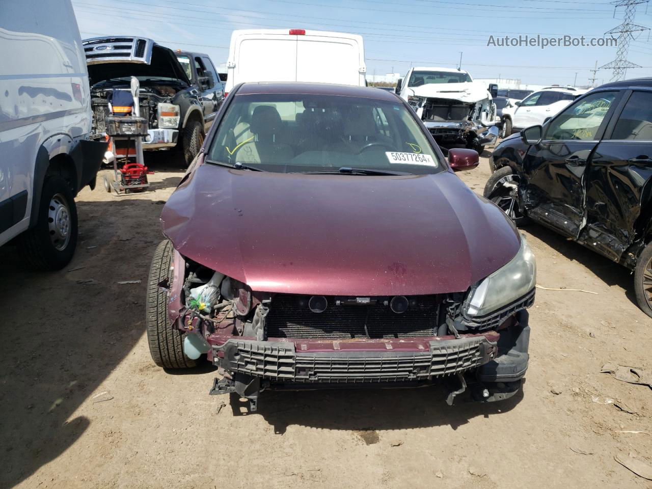 2014 Honda Accord Exl Maroon vin: 1HGCR3F89EA016041