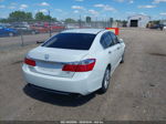 2014 Honda Accord Ex-l V-6 White vin: 1HGCR3F89EA020218