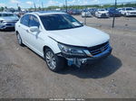 2014 Honda Accord Ex-l V-6 White vin: 1HGCR3F89EA020218