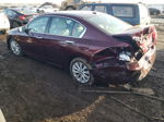 2014 Honda Accord Exl Burgundy vin: 1HGCR3F89EA039254