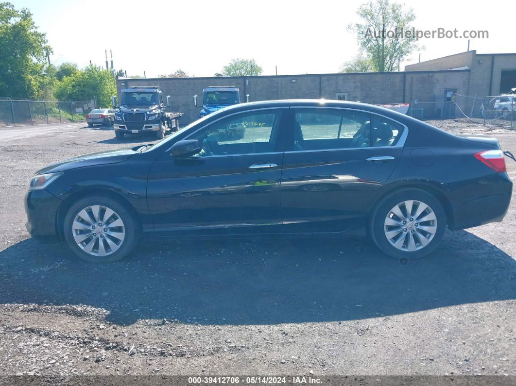 2015 Honda Accord Ex-l V-6 Black vin: 1HGCR3F89FA018695