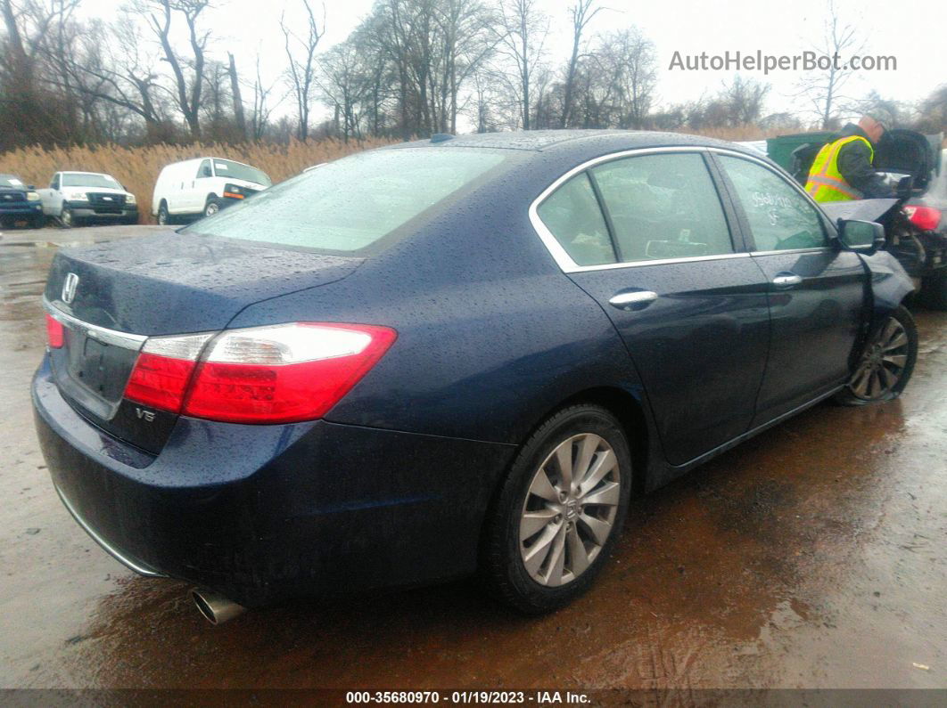 2015 Honda Accord Sedan Ex-l Blue vin: 1HGCR3F89FA019653