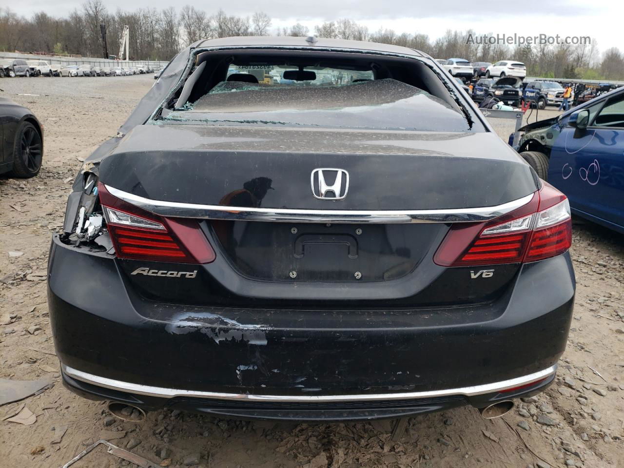 2016 Honda Accord Exl Black vin: 1HGCR3F89GA014132