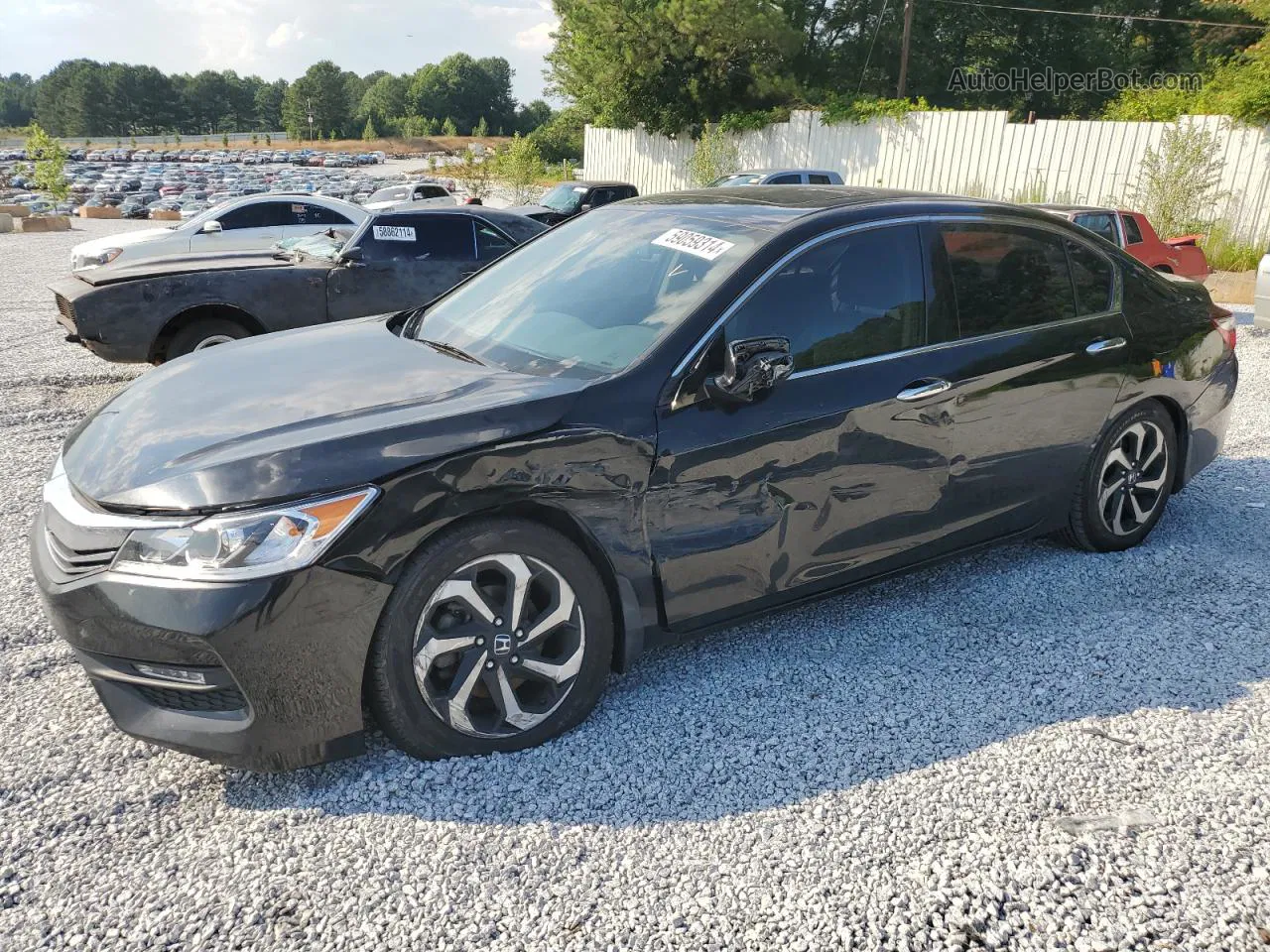 2017 Honda Accord Exl Black vin: 1HGCR3F89HA018067